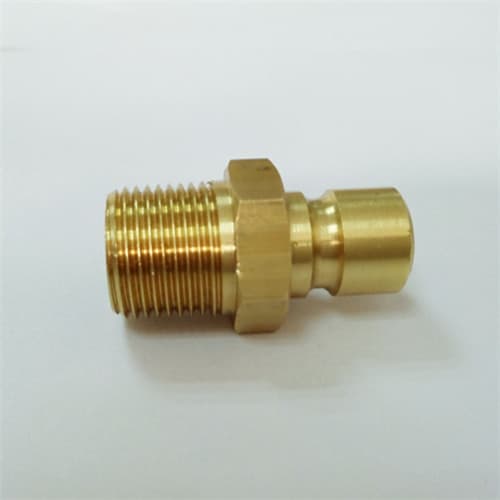 DME valve brass plug with male thread
